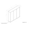 Multiuso em Mdf Dispensinha Organizadora 20cm Preto - 9