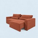 Ver imagem 3 de Sofa Cama 240cm Retratil e Reclinavel 3 Lugares Nepal