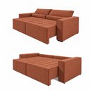 Ver imagem 6 de Sofa Cama 240cm Retratil e Reclinavel 3 Lugares Nepal