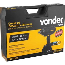 Chave de Impacto À Bateria 3-4'' 20v Bivolt Civ234b Vonder Plus - 3