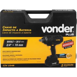 Chave de Impacto À Bateria 3-4'' 20v Bivolt Civ234b Vonder Plus - 2