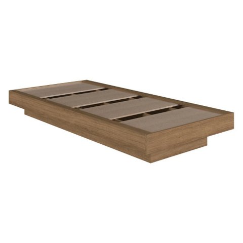 Cama de Solteiro para Colchão 78/88x188cm Multimóveis Cr40155 Mel