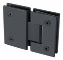 Ver imagem 2 de Dobradiça Inox GV48 180°1010 para Porta de Vidro e Box - Vidro/Vidro Preta 2un