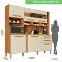 Ver imagem 6 de Armário de Cozinha 6 Portas 2 Gavetas Alexia Top 