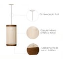 Ver imagem 3 de Pendente Essence Lustre Minimalista Cúpula Ratan