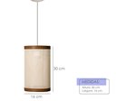Ver imagem 5 de Pendente Essence Lustre Minimalista Cúpula Ratan