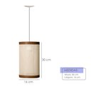 Ver imagem 5 de Pendente Essence Lustre Minimalista Cúpula Ratan