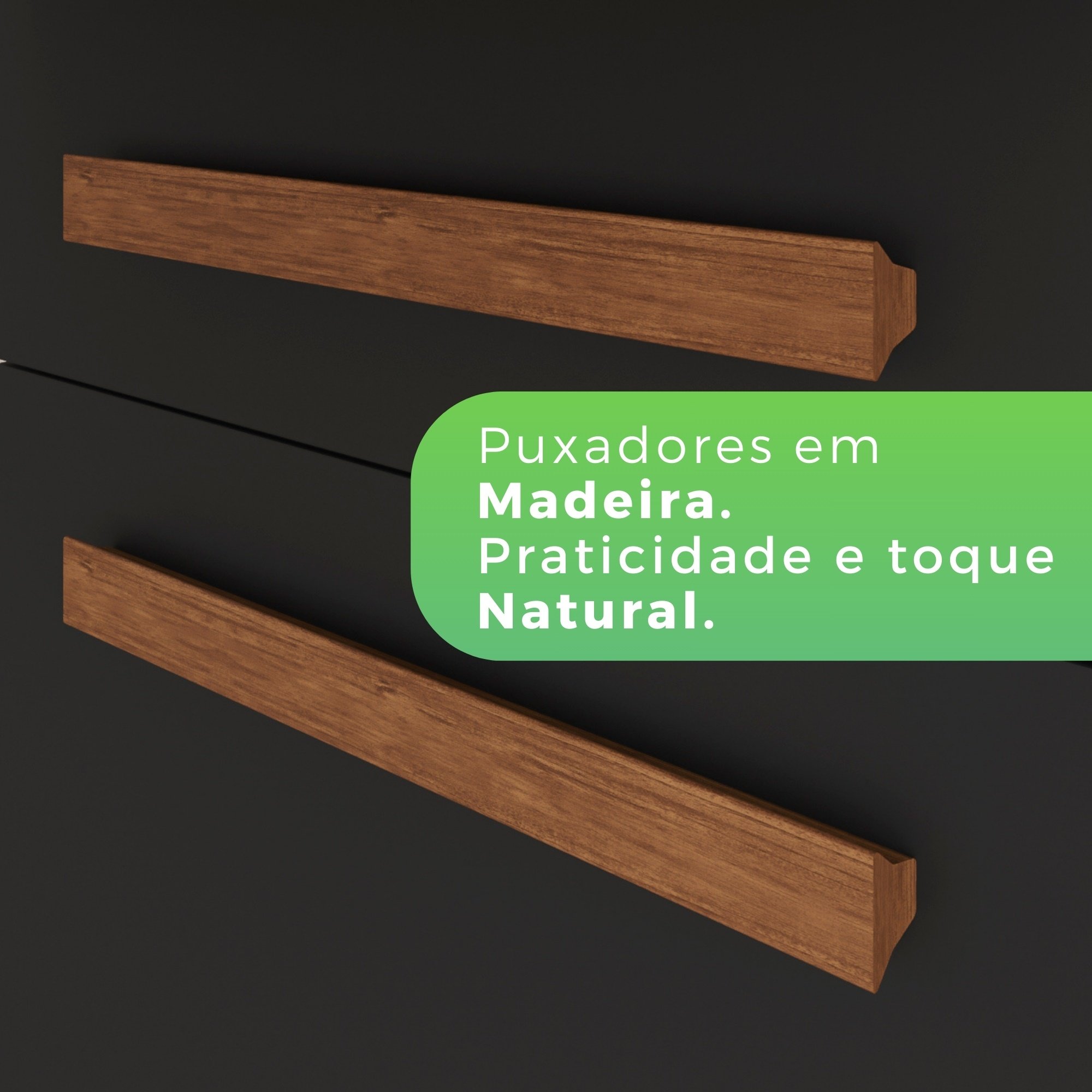 Armário de Cozinha 6 Portas 2 Gavetas Alexia Top  - 9