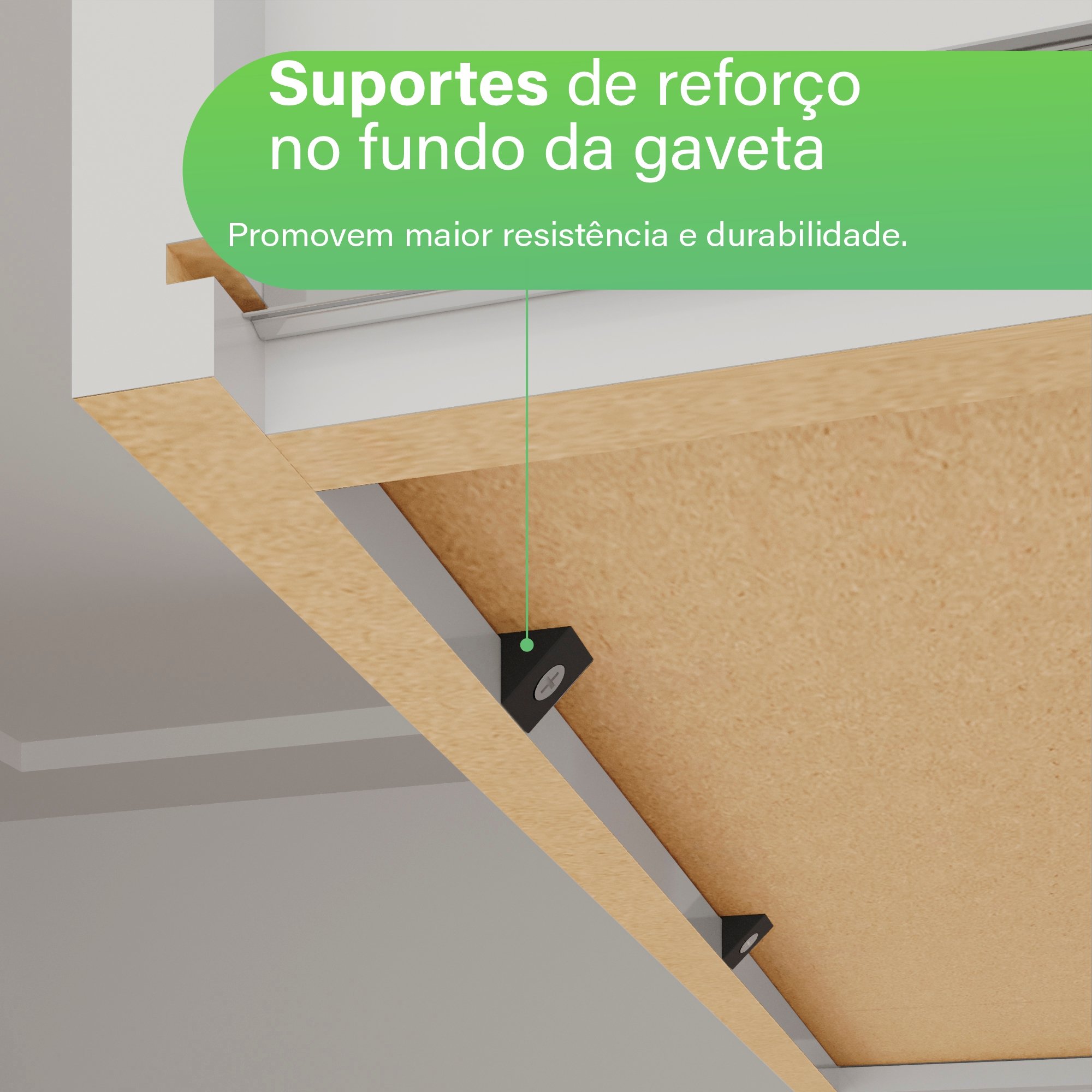 Armário para Cozinha 6 Portas 2 Gavetas Luna Plus  - 10