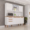 Ver imagem 1 de Armário para Cozinha 6 Portas 2 Gavetas Luna Plus Yescasa Branco