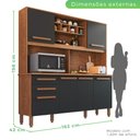 Ver imagem 7 de Armário para Cozinha 6 Portas 2 Gavetas Luna Plus Yescasa