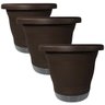 Kit 3 Vasos 35X30 Plantas Varanda Jardim Paisagismo Folhagem Mudas Flores Sala Escritorio Decoração  - 1