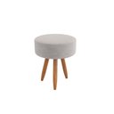 Ver imagem 7 de Kit 2 Poltronas Decorativa Consultorio Nina com Puff Balaqui Cor:bege