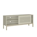 Ver imagem 3 de Rack para TV até 55 Polegadas MDF 135cm 1 Porta Buriti Olivar Móveis Bege