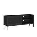 Ver imagem 3 de Rack para TV até 55 Polegadas MDF 135cm 1 Porta Buriti Olivar Móveis Preto