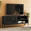 Ver imagem 1 de Rack para TV até 55 Polegadas MDF 135cm 1 Porta Buriti Olivar Móveis