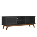 Ver imagem 2 de Rack para TV até 60 Polegadas Pés em Madeira Maciça com Palinha Retrô Panama Móveis