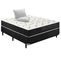 Cama Box Conjugado Casal Sp Móveis Molas Ensacadas - 44x138x188cm - 1