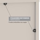 Ver mais imagens de Cômoda Solteiro Retrô 4 Gavetas Alpi Branco