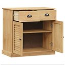 Ver imagem 4 de Balcão 2 Portas 2 Gavetas Madeira Maciça – Bali Mel