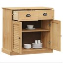 Ver imagem 1 de Balcão 2 Portas 2 Gavetas Madeira Maciça – Bali Mel