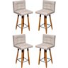 Kit 4 Banqueta Grace Para Cozinha Gourmet Ou Balcão Área Gourmet Pés Palito Corino - 1