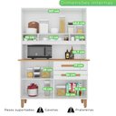 Ver imagem 5 de Armário para Cozinha 4 Portas 2 Gavetas Sofia Plus 