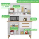 Ver imagem 7 de Armário para Cozinha 4 Portas 2 Gavetas Sofia Plus 