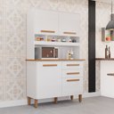 Ver imagem 1 de Armário para Cozinha 4 Portas 2 Gavetas Sofia Plus 