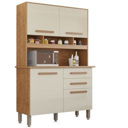 Armário para Cozinha 4 Portas 2 Gavetas Sofia Plus  - 11