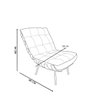 Poltrona Costela G2home + Puff Linho e Costela Multilaminada:grafite - 3