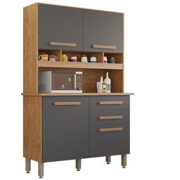 Armário para Cozinha 4 Portas 2 Gavetas Sofia Plus  - 10