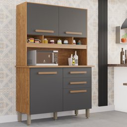 Armário para Cozinha 4 Portas 2 Gavetas Sofia Plus  - 9