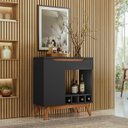 Ver imagem 6 de Aparador Adega 1 Porta 1 Gaveta Retrô Tóquio Móveis