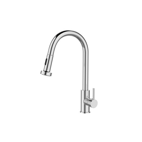 Torneira Monocomando Bica Extensível Giratória Cozinha Gourmet Inox Cromada Luxo Abs Premium