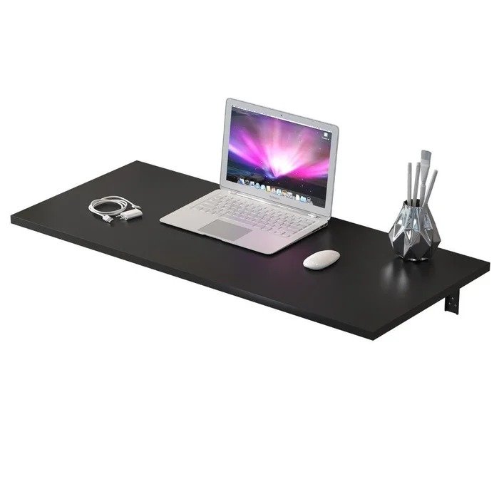 Mesa de Parede Dobravel Supensa Cor: Onix - 2