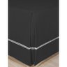 Saia de Cama Box Baú Viúva Zambrano - 120x203 Preto - 1