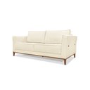 Ver imagem 2 de Sofá 3 Lugares 230cm Linho Brest Branco Pérola