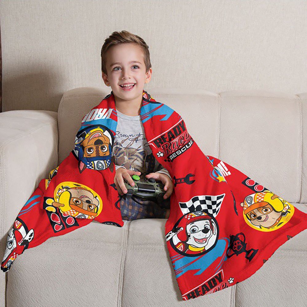 Manta Infantil De Sofá Fleece Personagens Menino Menina Patrulha