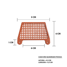 Passarinheira Ventilada Telha Silva/romana 100un (rende 19m) - 3