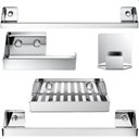 Ver imagem 1 de Kit de Acessórios para Banheiro Inox 5 Pçs F.Master Slim Df