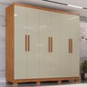 Guarda Roupa Casal 6 Portas 4 Gavetas Sevilha Prime  - 1