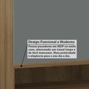 Ver imagem 5 de Armário Aéreo Maleiro Modulado 2 Pts 97cm Veneza Luciane Móv Avelã Pf/cinza Supremo Pf