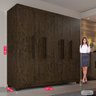 Guarda Roupa Casal 6 Portas 4 Gavetas Londres Prime IMOP Móveis - 13