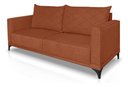 Ver imagem 5 de Sofá Viena 2 Lugares Bouclê Terracota 1.60m Pés em Aço para Sala Bz Home Decor
