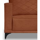 Ver imagem 3 de Sofá Viena 2 Lugares Bouclê Terracota 1.60m Pés em Aço para Sala Bz Home Decor