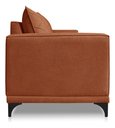 Ver imagem 4 de Sofá Viena 2 Lugares Bouclê Terracota 1.60m Pés em Aço para Sala Bz Home Decor