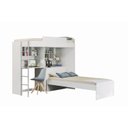 Ver imagem 2 de Beliche Solteiro Multifuncional com Escrivaninha Office New Conect