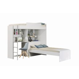 Beliche Solteiro Multifuncional com Escrivaninha Office New Conect - 2