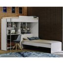 Ver imagem 4 de Beliche Solteiro Multifuncional com Escrivaninha Office New Conect